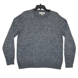 Hawker Rye Gray Cotton Cashmere Blend Sweater - Size M